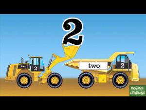 Embedded thumbnail for Wheel Loaders &amp; Dump Trucks, Teaching Numbers 1 to 10