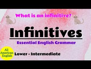 Embedded thumbnail for Infinitives