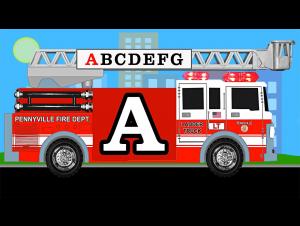 Embedded thumbnail for Fire Truck Alphabet