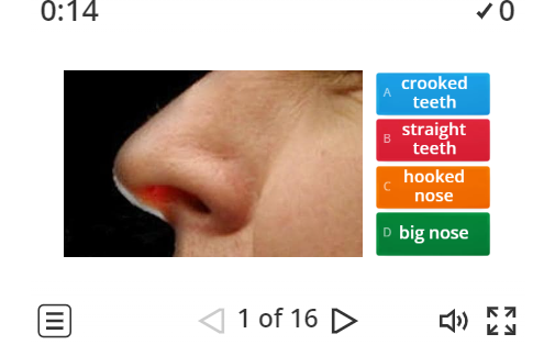 Image of 
<span>C1/C2: Describing Noses and Mouths (quiz)</span>
