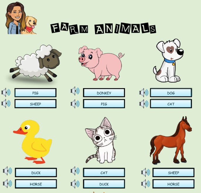 Image of 
<span>A1.1: Farm Animals</span>
