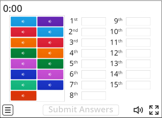 Image of 
<span>A2: Counting by six (rank order)</span>
