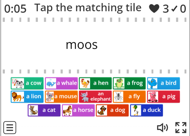 Image of 
<span>A1.2: 14 Animal Sounds (find the match)</span>
