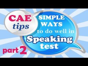 Embedded thumbnail for CAE Speaking test Part 2: ideas and sample answers