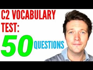 Embedded thumbnail for C2 Proficiency Use of English Vocabulary Test Tips, part 1 (up to 7:05)