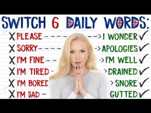 Embedded thumbnail for Alternatives for 6 Everyday Words in Daily English Conversation