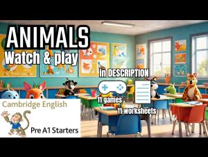 Embedded thumbnail for Pre A1 Starters ANIMALS