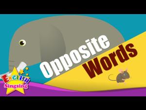 Embedded thumbnail for Opposite Words