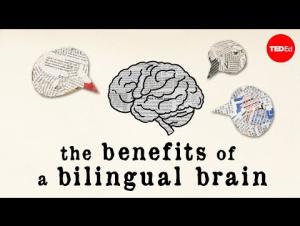 Embedded thumbnail for The Benefits of a Bilingual Brain