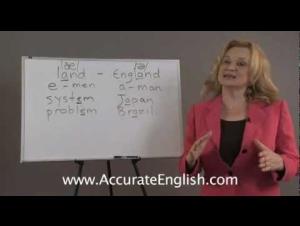 Embedded thumbnail for English Pronunciation - vowel changes in stressed and unstressed syllables