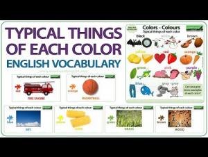 Embedded thumbnail for Typical Things of Each Colour