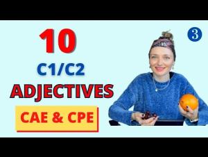 Embedded thumbnail for 10 C1 &amp; C2 adjectives
