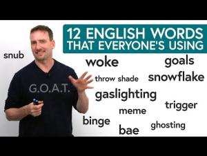 Embedded thumbnail for 12 Current Words &amp; Expressions