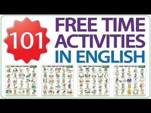 Embedded thumbnail for 101 Free Time Activities in English