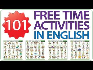 Embedded thumbnail for 101 Free Time Activities in English