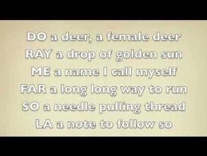 Embedded thumbnail for Do-Re-Me lyrics