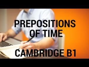 Embedded thumbnail for Prepositions of time 