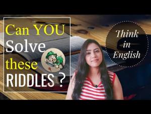 Embedded thumbnail for Think in English using riddles