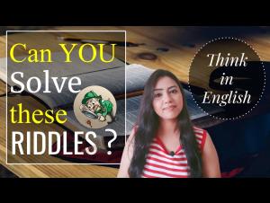 Embedded thumbnail for Think in English using riddles