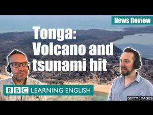Embedded thumbnail for Tonga: Volcano and tsunami hit - BBC News Review