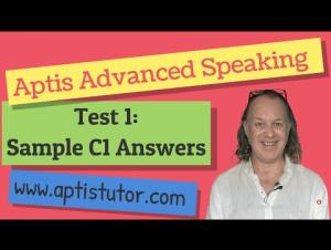 Embedded thumbnail for Aptis Advanced Speaking Test with Sample C1 Answers