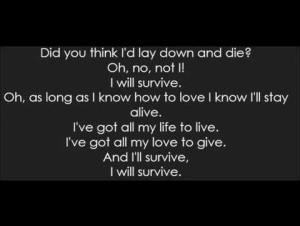 Embedded thumbnail for Gloria Gaynor - I Will Survive