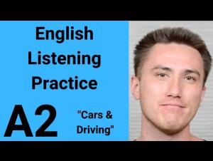 Embedded thumbnail for Listening Practice - Cars and Driving