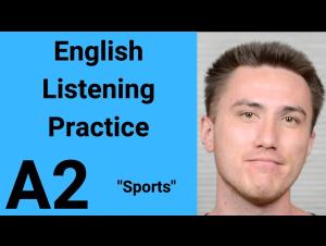 Embedded thumbnail for Listening Practice - Sports