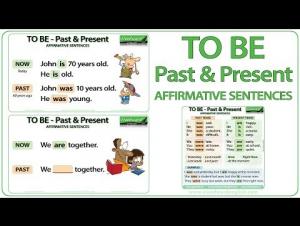 Embedded thumbnail for TO BE - Past and Present Tense - Affirmative Sentences